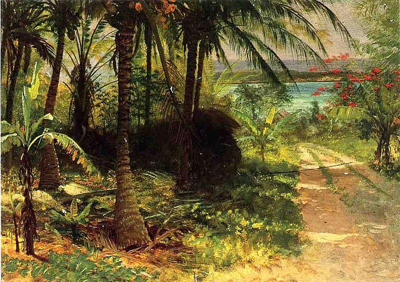 Albert Bierstadt Tropical Landscape